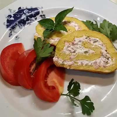 Punjeni rolat od tikvica | Serviranje | Postupak 6 | Slika 3/3