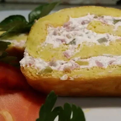 Punjeni rolat od tikvica | Serviranje | Postupak 6 | Slika 2/3