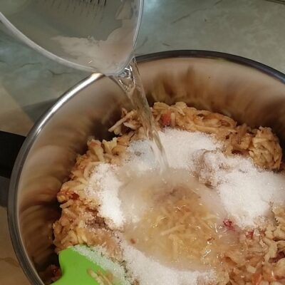 Kremasti kolač sa jabukama | Priprema jabuka | Postupak 1 | Slika 2/2