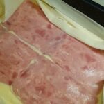 Gibanica sa sirom i šunkom | Ređanje gibanice ili pite | Postupak 2 | Slika 4/5