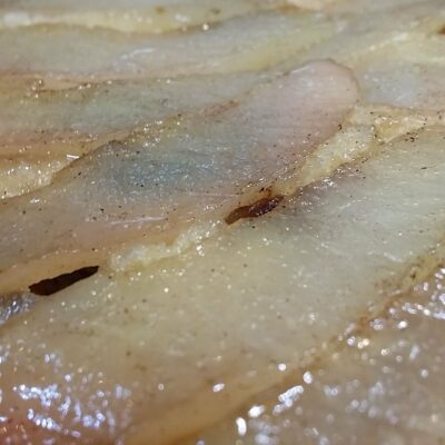 Prevrnuti kolač sa kruškama | Završni deo kolača | Postupak 3 | Slika 3/3