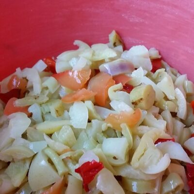 Paprika u senfu | Priprema paprike | Postupak 1 | Slika 1/2