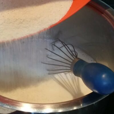 Griz torta sa vanil kremom | Podloga za tortu od griza | Postupak 2 | Slika 2/3