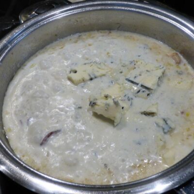 Špageti u gorgonzola sosu | Priprema sosa | Postupak 2 | Slika 3/3