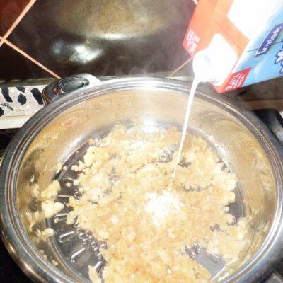 Špageti u gorgonzola sosu | Priprema sosa | Postupak 2 | Slika 2/3