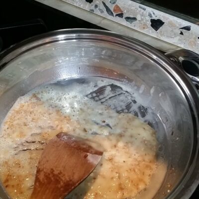 Španać sa jajetom na oko | Priprema zaprške | Postupak 2 | Slika 2/2