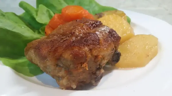 Rebra u marinadi od senfa i meda sa povrćem 12 | Istaknuta slika 1/4 | Ukus, slanog, i, slatkog, kombinacija, rebarca, sa, slatkom, marinadom