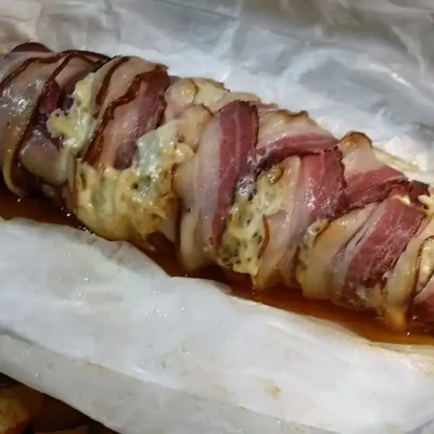 Punjeni svinjski filet za prazničnu trpezu | Pečenje fileta | Postupak 8 | Slika 2/2