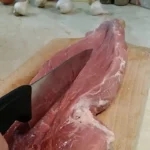 Punjeni svinjski filet za prazničnu trpezu | Priprema fileta | Postupak 1 | Slika 3/4