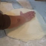 Tradicionalne krofne iz Banata | Obrada testa | Postupak 3 | Slika 2/4
