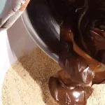 Kokos rolat sa čokoladom | Priprema podloge | Postupak 1 | Slika 4/6