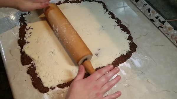 Kokos rolat sa čokoladom 6 | Istaknuta slika 3/4 | Brza, i, jednostavna, poslastica, bez, pečenja