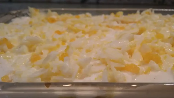 Mimoza salata | Istaknuta slika 3/4 | Ruski, šarm, na, tanjiru, slobodna, kreativnost