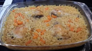 Pirinač sa piletinom iz rerne 6