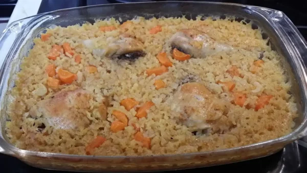 Pirinač sa piletinom iz rerne 6 | Istaknuta slika 1/4 | Ukusno, sočno, i, jednostavno, jelo, na, brzaka