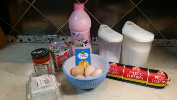 Slani rolat sa ajvarom 24 | Istaknuta slika 4/4 | Dekorativno, predjelo, ukusno, i, šareno