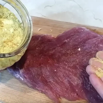 Punjeni svinjski filet sa šljivama | Mariniranje fileta | Postupak 2 | Slika 1/3