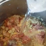 Pileća džigerica sa lukom i jajima | Dodavanje začina i jaja | Postupak 4 | Slika 7/8