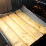 Pita sa pudingom od vanile | Slaganje pite i pečenje | Postupak 4 | Slika 2/4