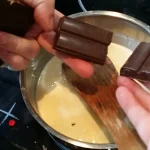 Čokoladni tart | Priprema ganašea | Postupak 5 | Slika 4/8