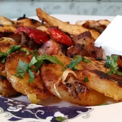 Slika vezana za peceni krompir sa dinstanim lukom 12