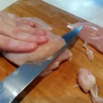 Pileće šnicle sa 4 vrste sira | Priprema mesa | Postupak 1 | Slika 8/12