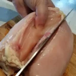 Pileće šnicle sa 4 vrste sira | Priprema mesa | Postupak 1 | Slika 2/12