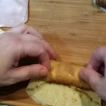 Pohovane palačinke punjene sirom i šunkom | Punjenje palačinki | Postupak 1 | Slika 5/7