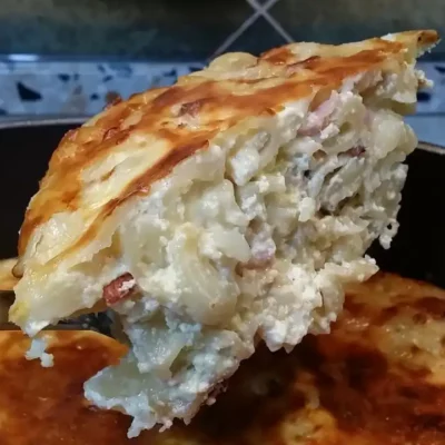 Zapečene makarone iz rerne na banatski način | Služenje  | Postupak 5 | Slika 3/3