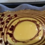 Mramorni kolač sa višnjama | Ređanje višanja | Postupak 5 | Slika 2/7