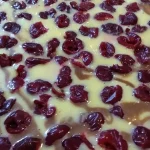 Mramorni kolač sa višnjama | Ređanje višanja | Postupak 5 | Slika 7/7