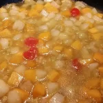 Pirinač Kazimir sa voćem | Dodavanje karija i voća | Postupak 2 | Slika 4/4