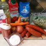 Grašak sa kobasicama 1 | Istaknuta slika 4/4 | Gusto, varivo, kao, hranljiv, obrok