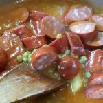 Grašak sa kobasicama 6 | Istaknuta slika 3/4 | Gusto, varivo, kao, hranljiv, obrok