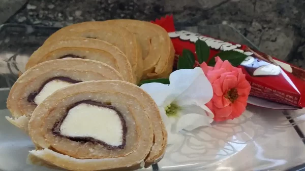 Rolat u oblandi sa krem-bananicama 2 | Istaknuta slika 1/4 | Savršeni, spoj, ukusnog, i, dekorativnog