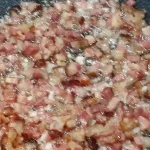 Špageti a la karbonara | Dinstanje namirnica | Postupak 3 | Slika 4/6