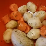 Pečeni svinjski but sa povrćem | Priprema povrća | Postupak 4 | Slika 8/8