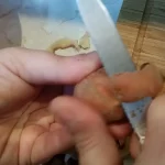 Pečeni svinjski but sa povrćem | Priprema povrća | Postupak 4 | Slika 3/8