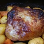 Pečeni svinjski but sa povrćem | Istaknuta slika 3/4 | Kombinacija, sočnosti, bogatstva, ukusa, a, miris, da, se, pamti