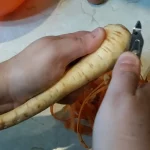 Pečeni svinjski but sa povrćem | Priprema povrća | Postupak 4 | Slika 2/8