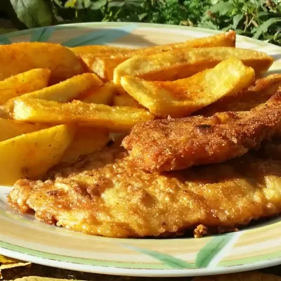 Domaći krompir iz friteze | Serviranje  krompira | Postupak 4 | Slika 2/3