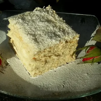 Kokosov oblak kolač | Serviranje kolača | Postupak 4 | Slika 3/3