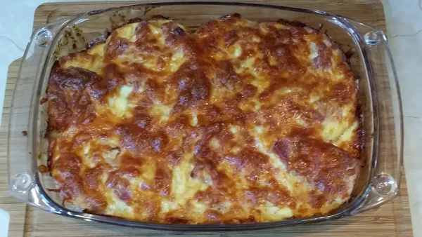 Seoski hlebni složenac 6 | Istaknuta slika 4/4 | Čarolija, starog, hleba, sira, šunke, i, svježih, jaja