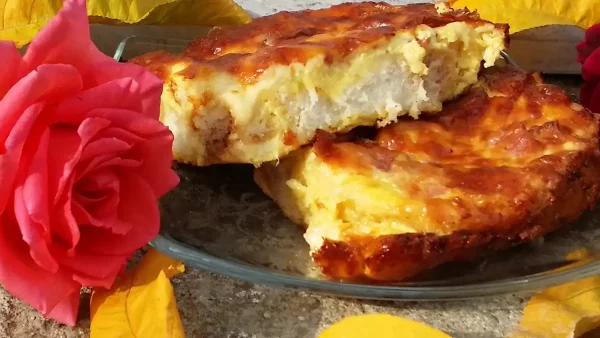 Seoski hlebni složenac | Istaknuta slika 1/4 | Čarolija, starog, hleba, sira, šunke, i, svježih, jaja