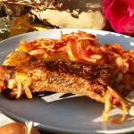 Svinjska rebra iz rerne 44 | Istaknuta slika 1/4 | Pečena, rebra, sa, krompirom, i, crnim, lukom, u, marinadi, od, senfa, i, meda