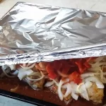 Svinjska rebra iz rerne | Priprema krompira i dalje pečenje | Postupak 5 | Slika 3/7