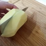 Svinjska rebra iz rerne | Priprema krompira i dalje pečenje | Postupak 5 | Slika 1/7