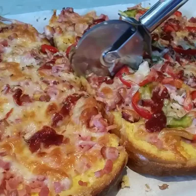 Pica od starog hleba | Serviranje | Postupak 6 | Slika 2/3