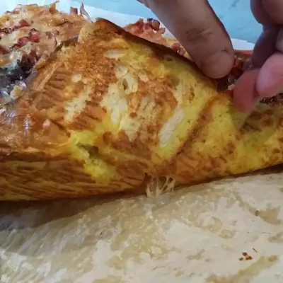 Pica od starog hleba | Serviranje | Postupak 6 | Slika 1/3