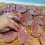 Svinjski medaljoni u sosu od pečuraka | Priprema filea | Postupak 1 | Slika 4/6